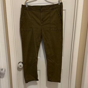 Pilcro Olive Green Trousers